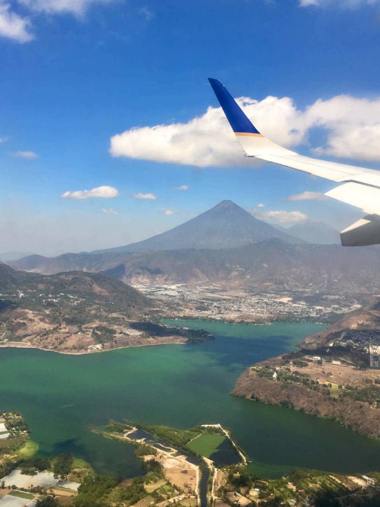 Anflug Guatemala City
